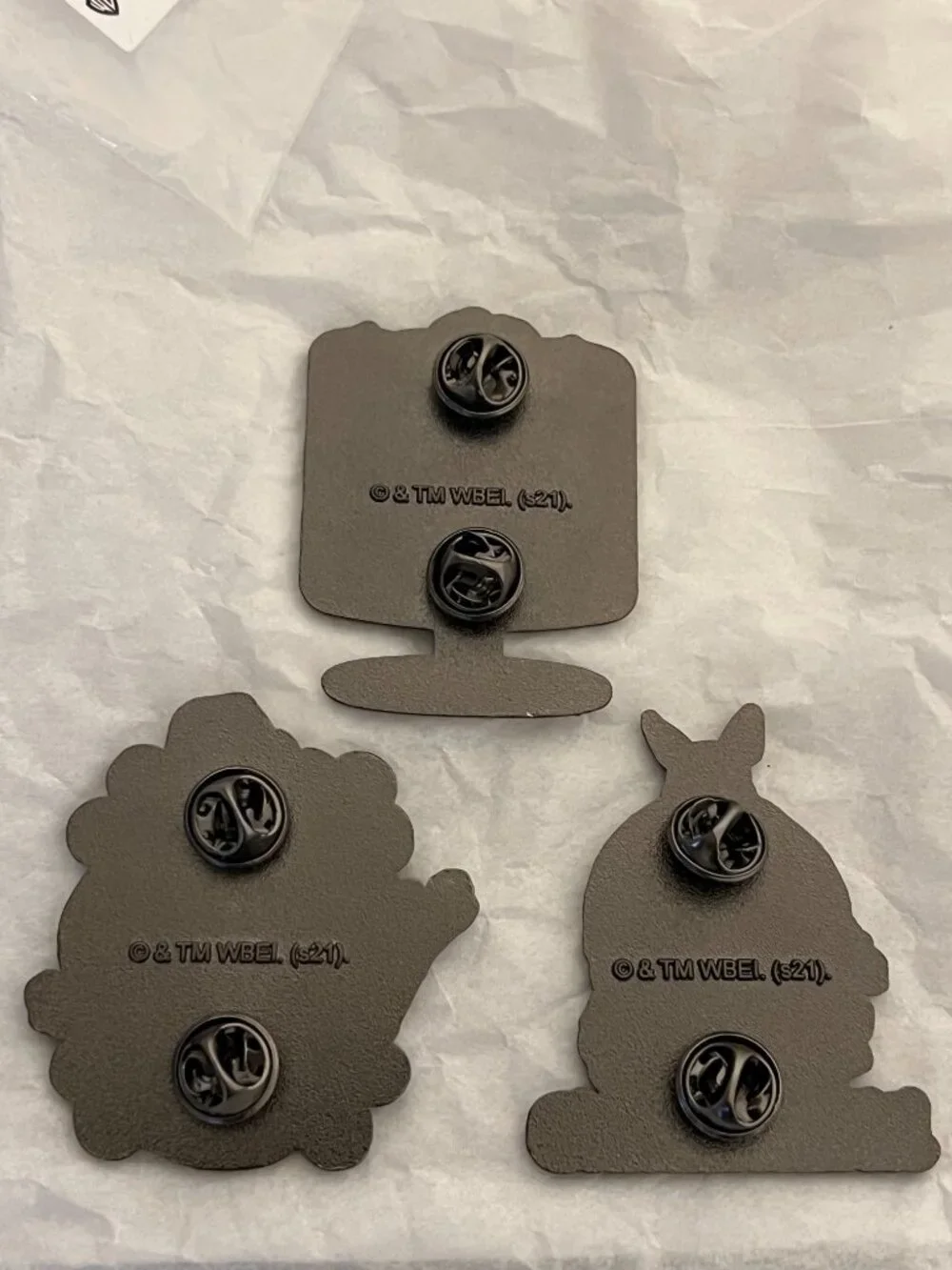3 new FRIENDS enamel pins Armadillo Turkey Officially Licensed